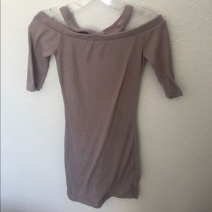 off the shoulder dress